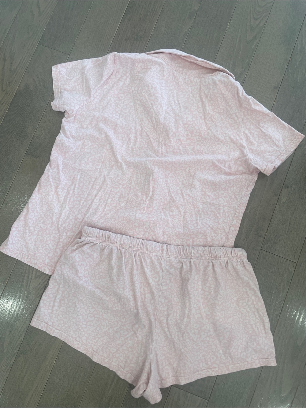 La Vie En Rose Soft Pink Short-Sleeve Pajama Set Size Small - Picture 6 of 8